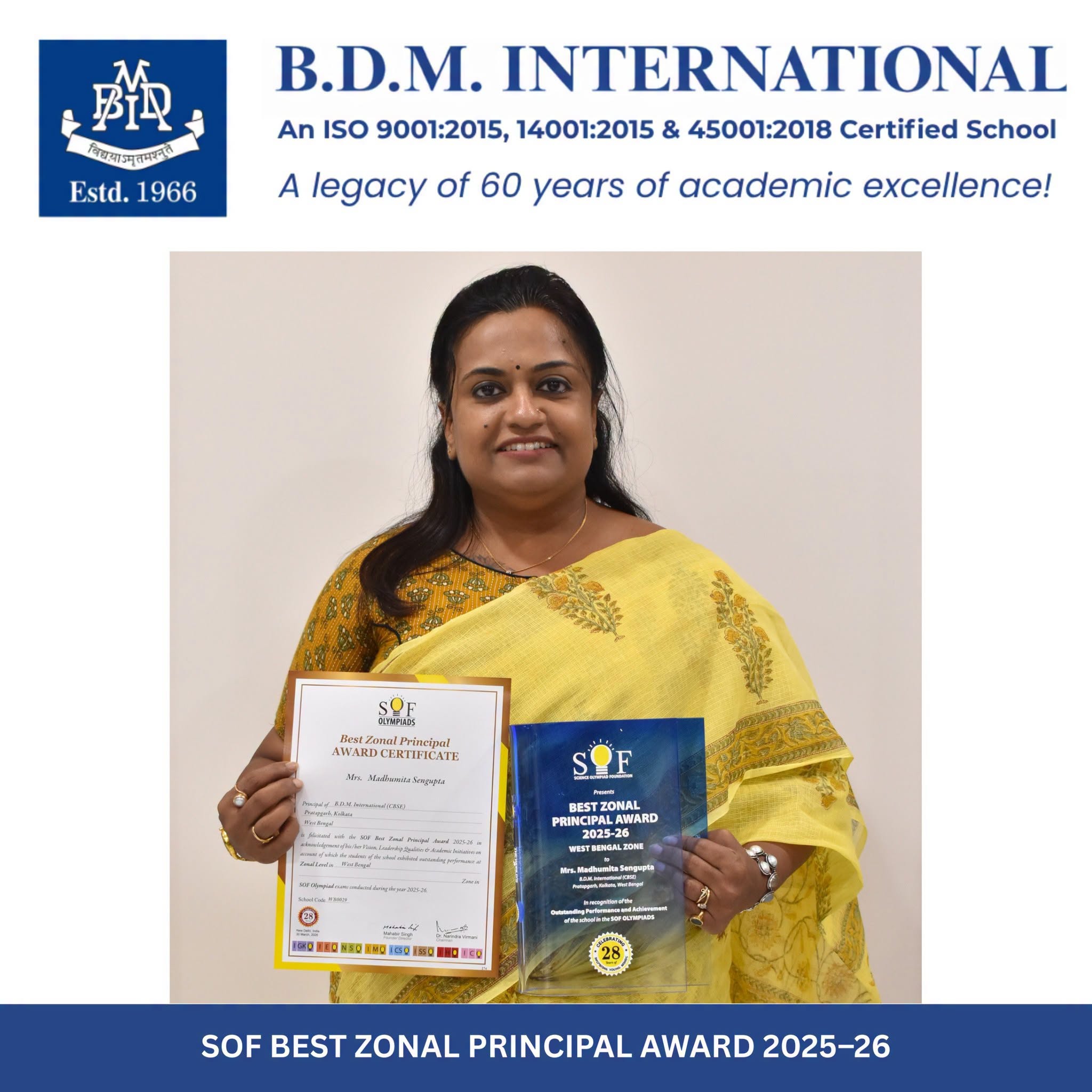 Proud Moment for B.D.M. International